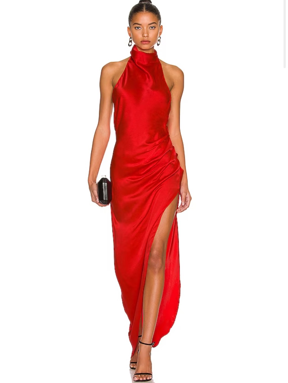 Amanda Uprichard X REVOLVE Samba Gown in Candy Apple Red Halter Gown
